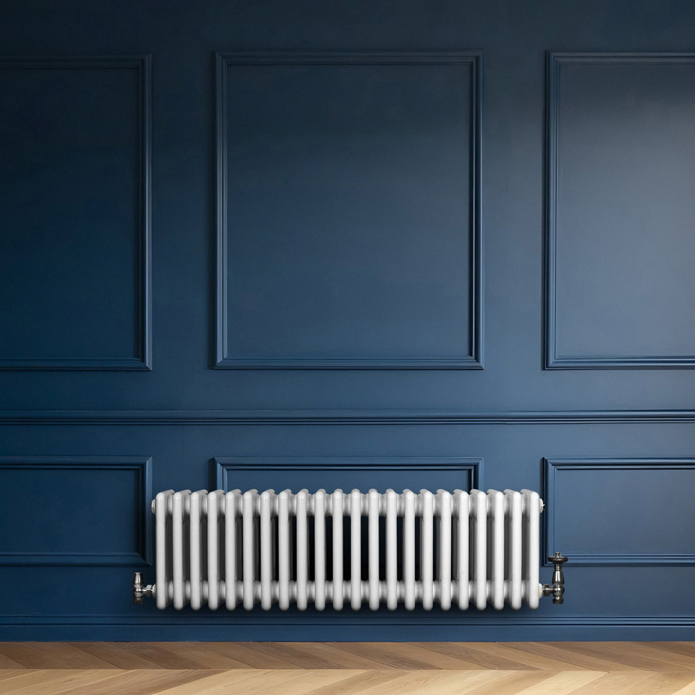 MonsterShop Traditional White 4 Column Radiator 300 x 1010mm Image 2