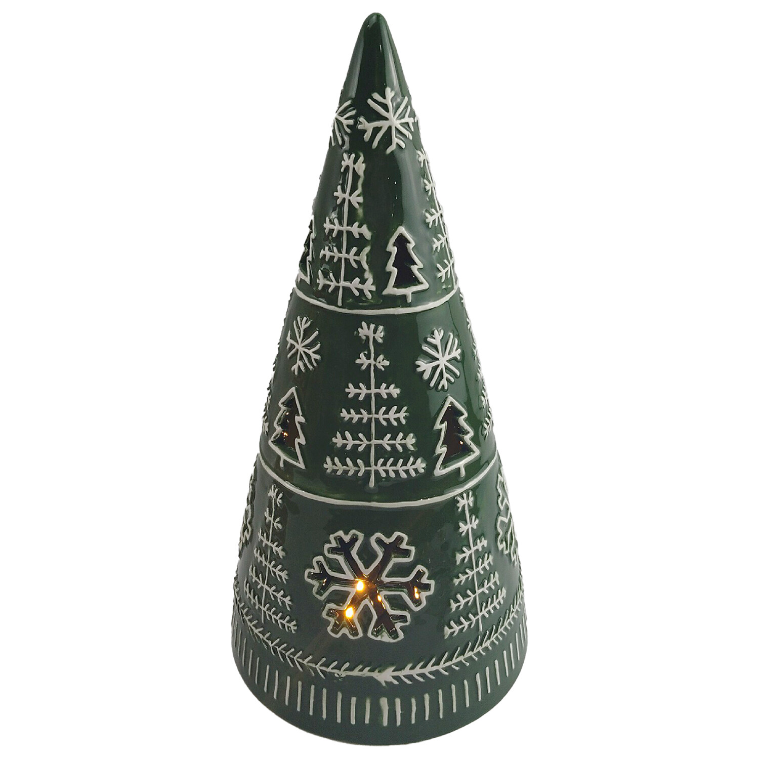 Red or Green LED Tree Ornaments Red or Green Image 3