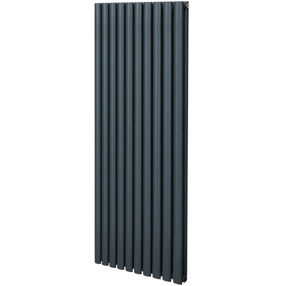 Monster Shop 6691BTU Anthracite Grey Oval Column Radiator 1600 x 600mm Image 3