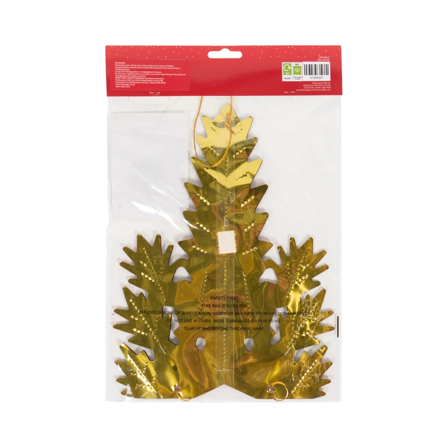Red and Gold Star Decoration Image 2