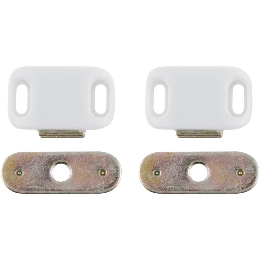 Hiatt White Mini Magnetic Catches Image 2