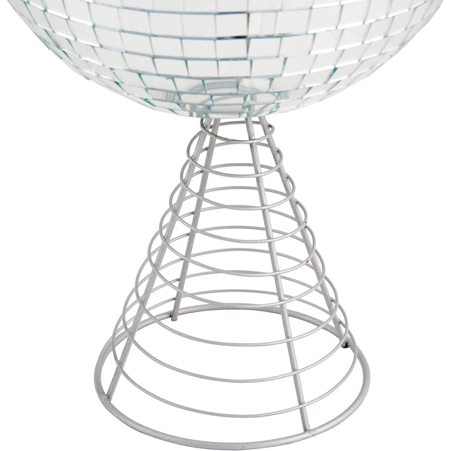 Disco Ball Tree Topper - Silver Image 2