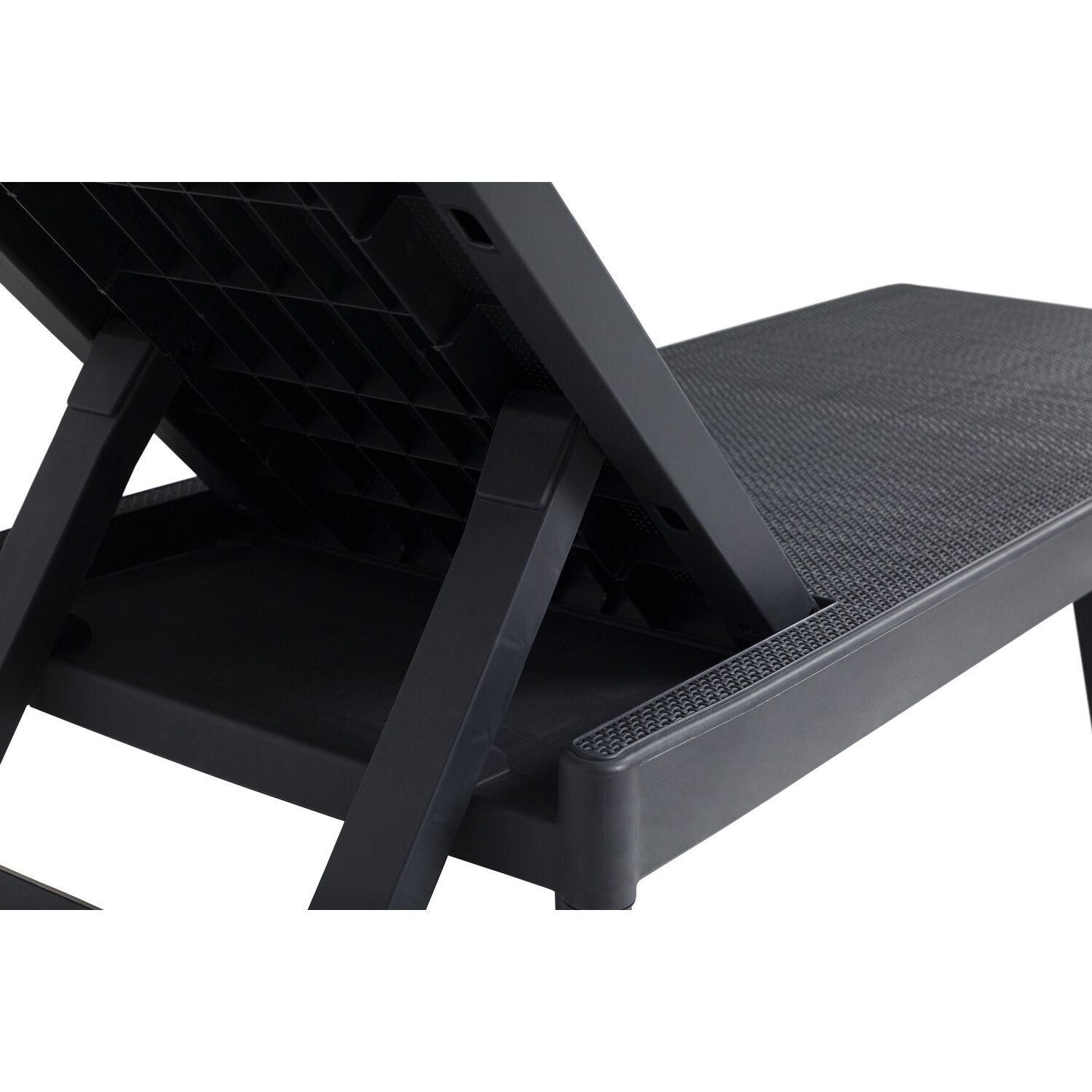 Sirolo Patio Sunlounger - Anthracite Image 6