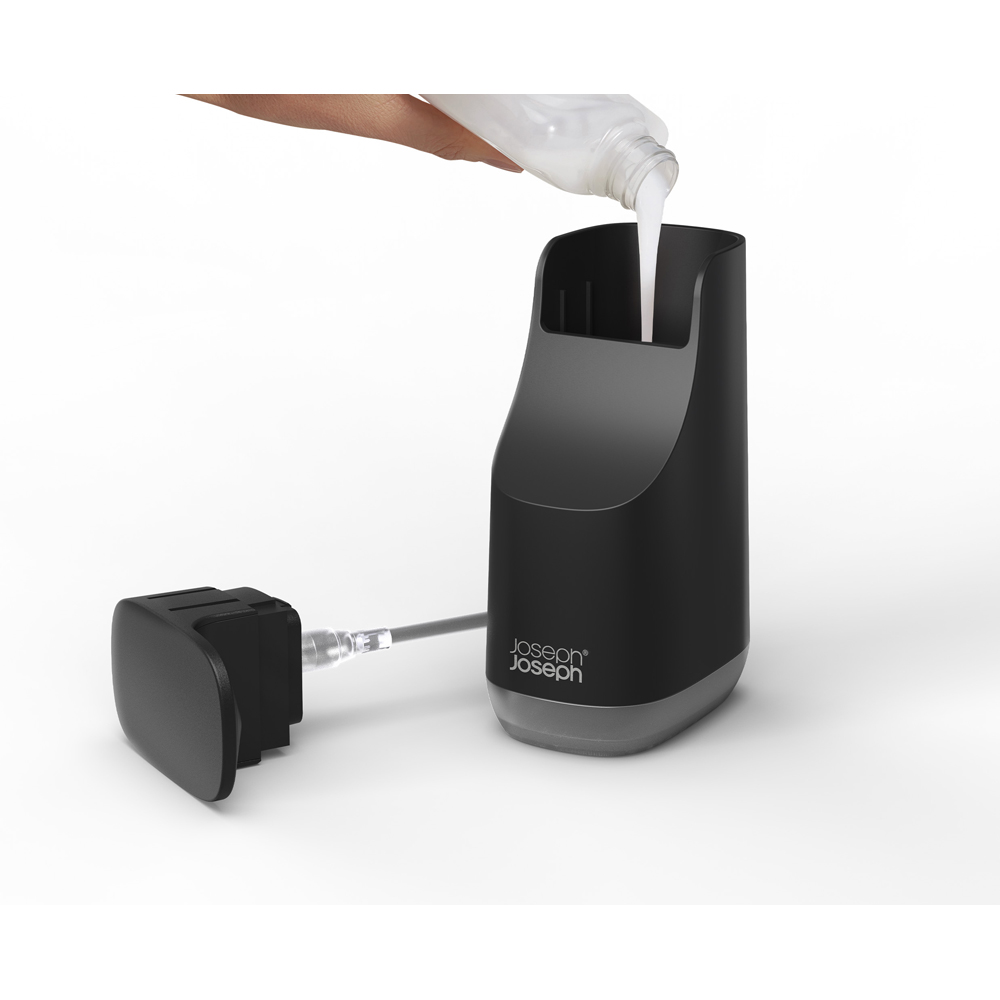 Joseph Joseph Slim Black Compact Soap Pump Image 4