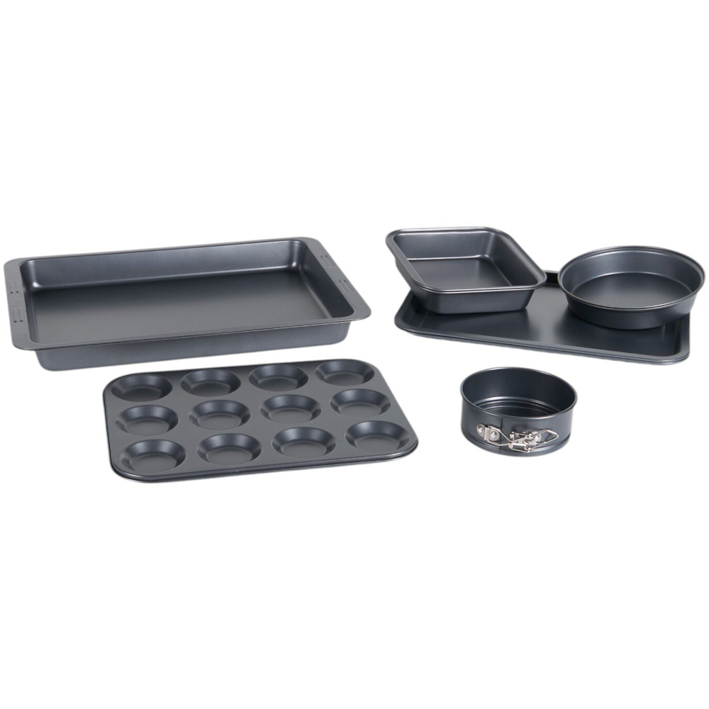 10 Piece Bakeware Set Black Image 2