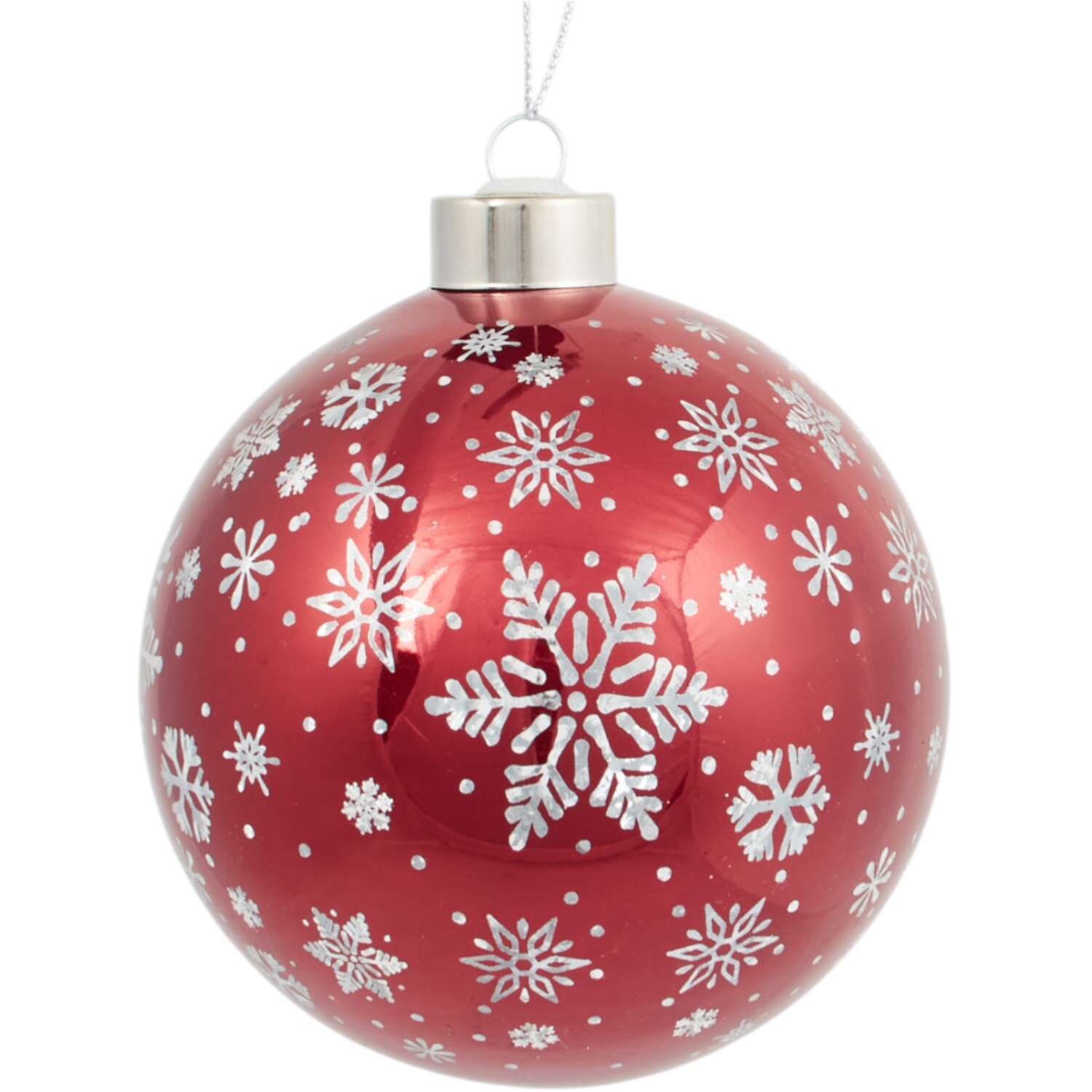 Shiny Snowflake Bauble Image 4