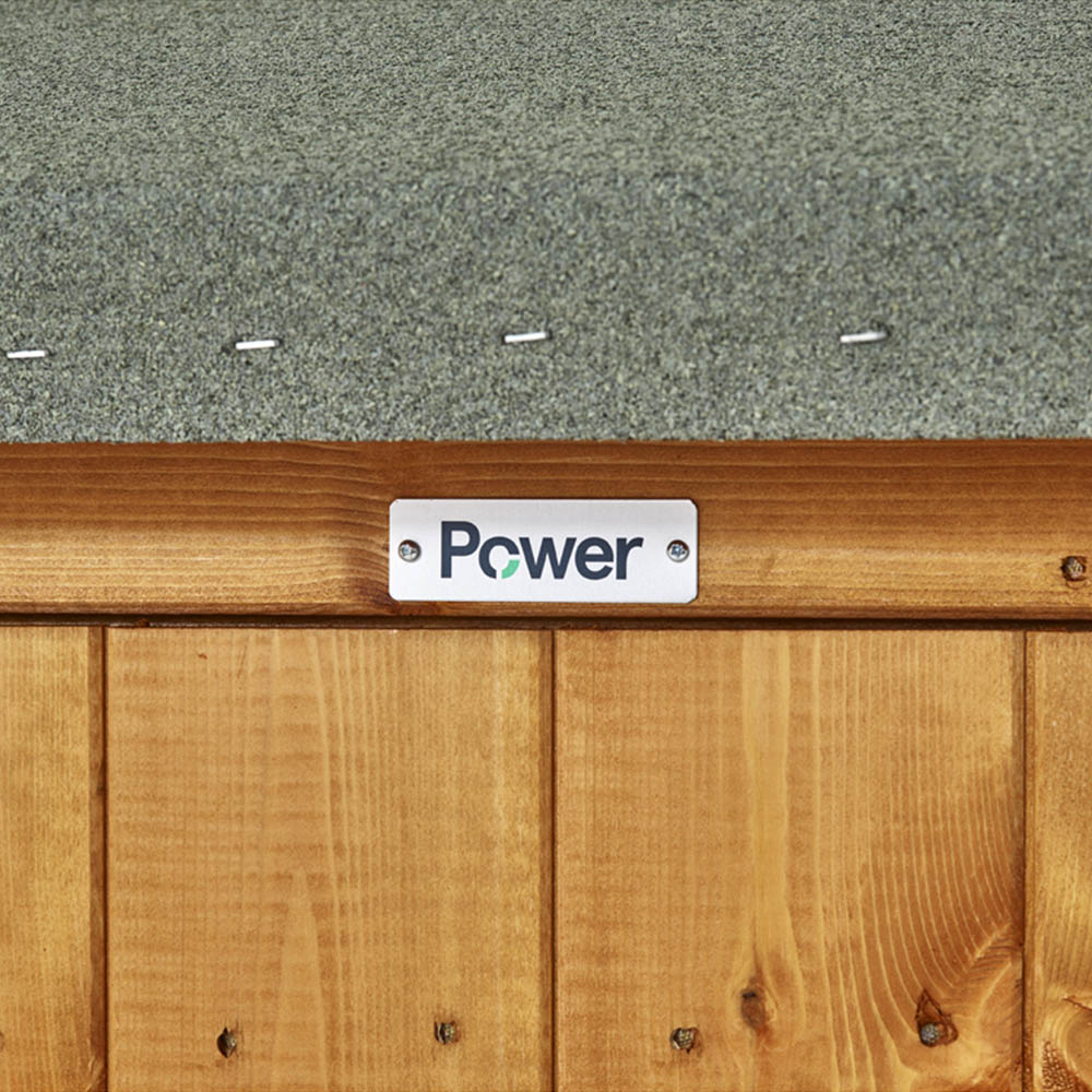 Power Sheds 18 x 4ft Pent Wooden Shed Image 3