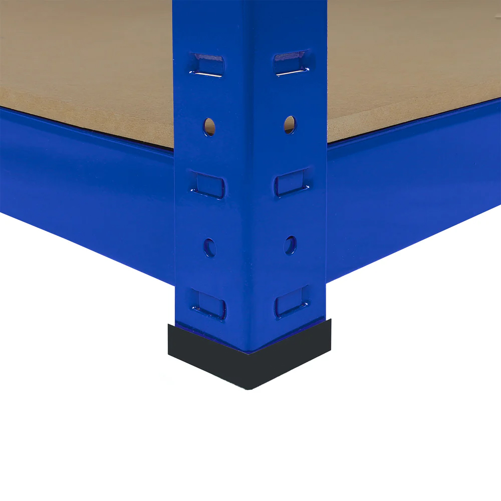 Monster Shop Racking T-Rax Extra Wide Storage Shelves Blue 160cm 5 Pack Image 5