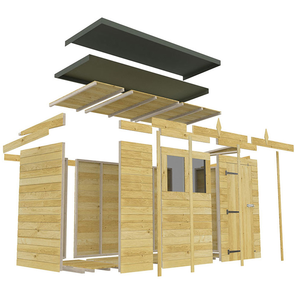 DIY Sheds 13 x 5ft Tongue and Groove Pent Shed Image 3