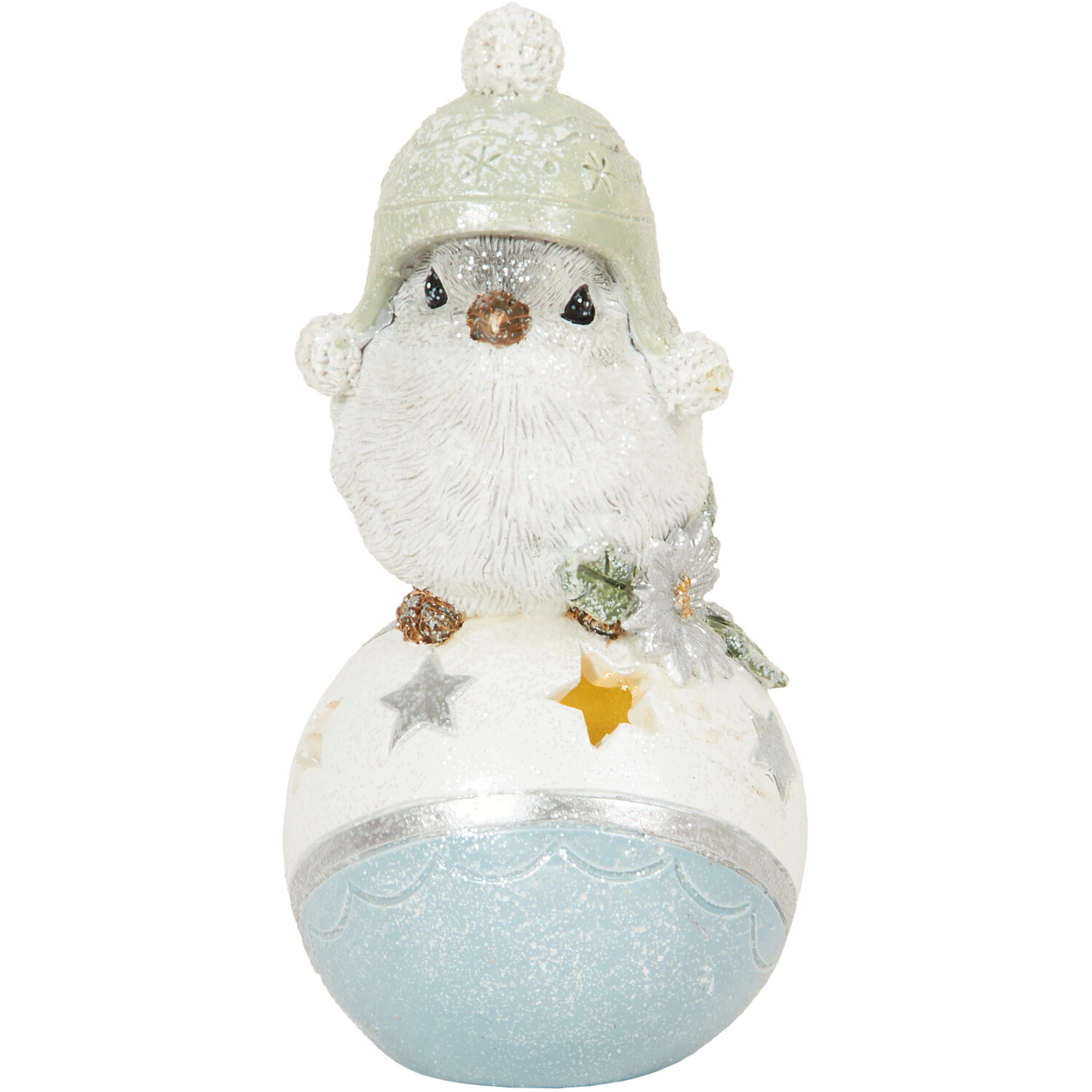 LED Cosy Sitting Robins Image 5