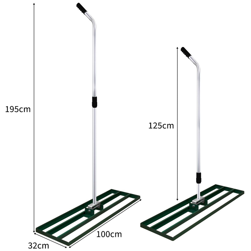 T-Mech Green Lawn Leveller 100cm Image 5