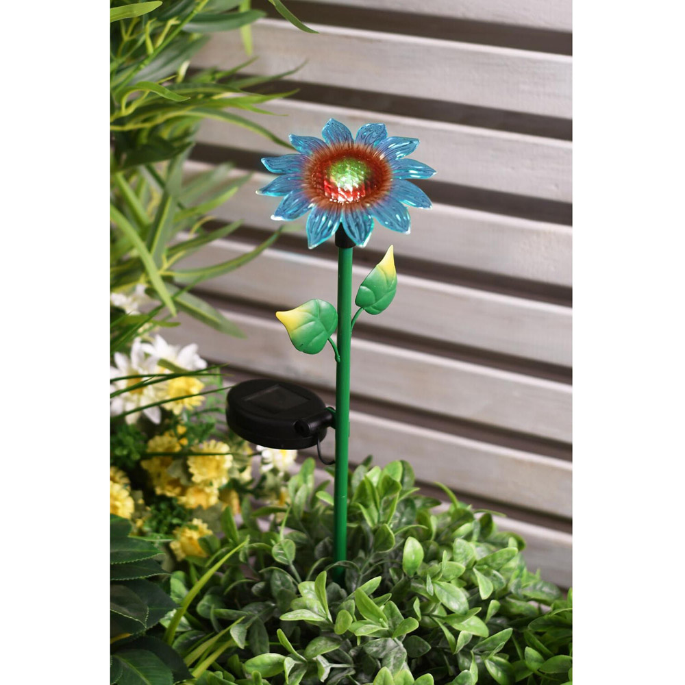Solar Sunflower Stake Light Image 2