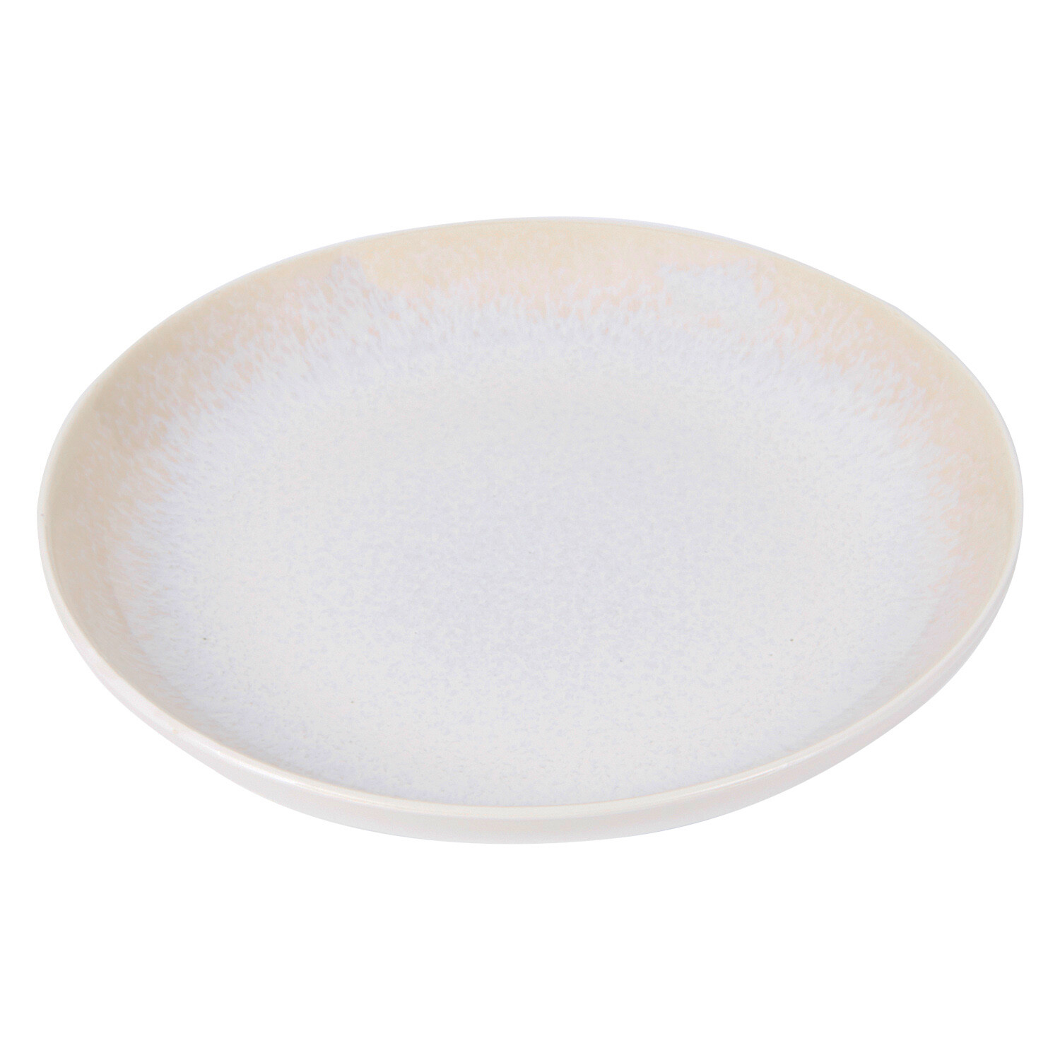 White Textured Serving Bowl - White Image 4