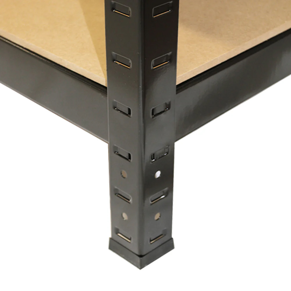 Monster Racking T-Rax Heavy Duty Black Shelving Unit 75cm 4 Pack Image 7