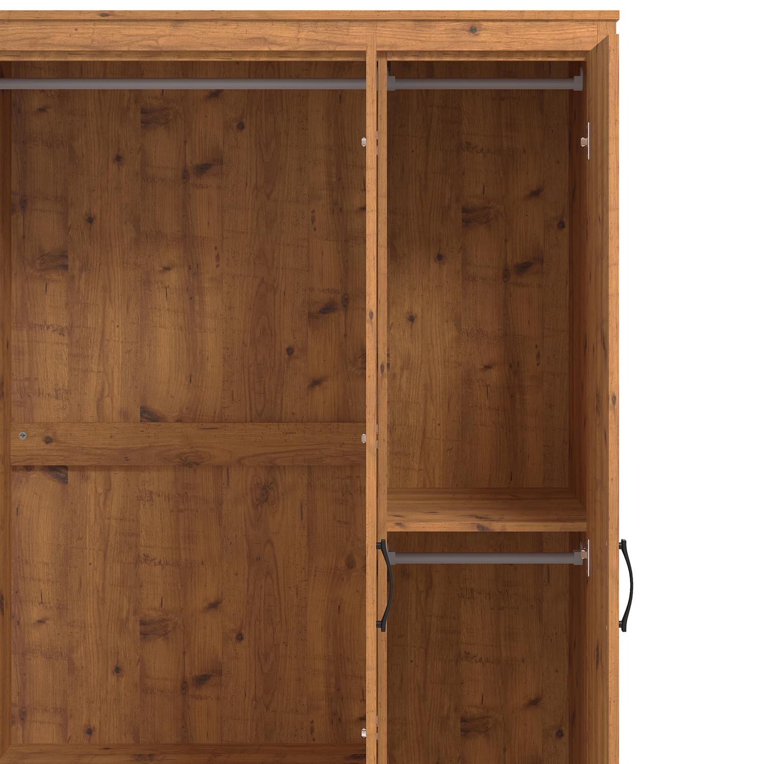 Camford 3 Door 2 Drawer Oak Wardrobe Image 4