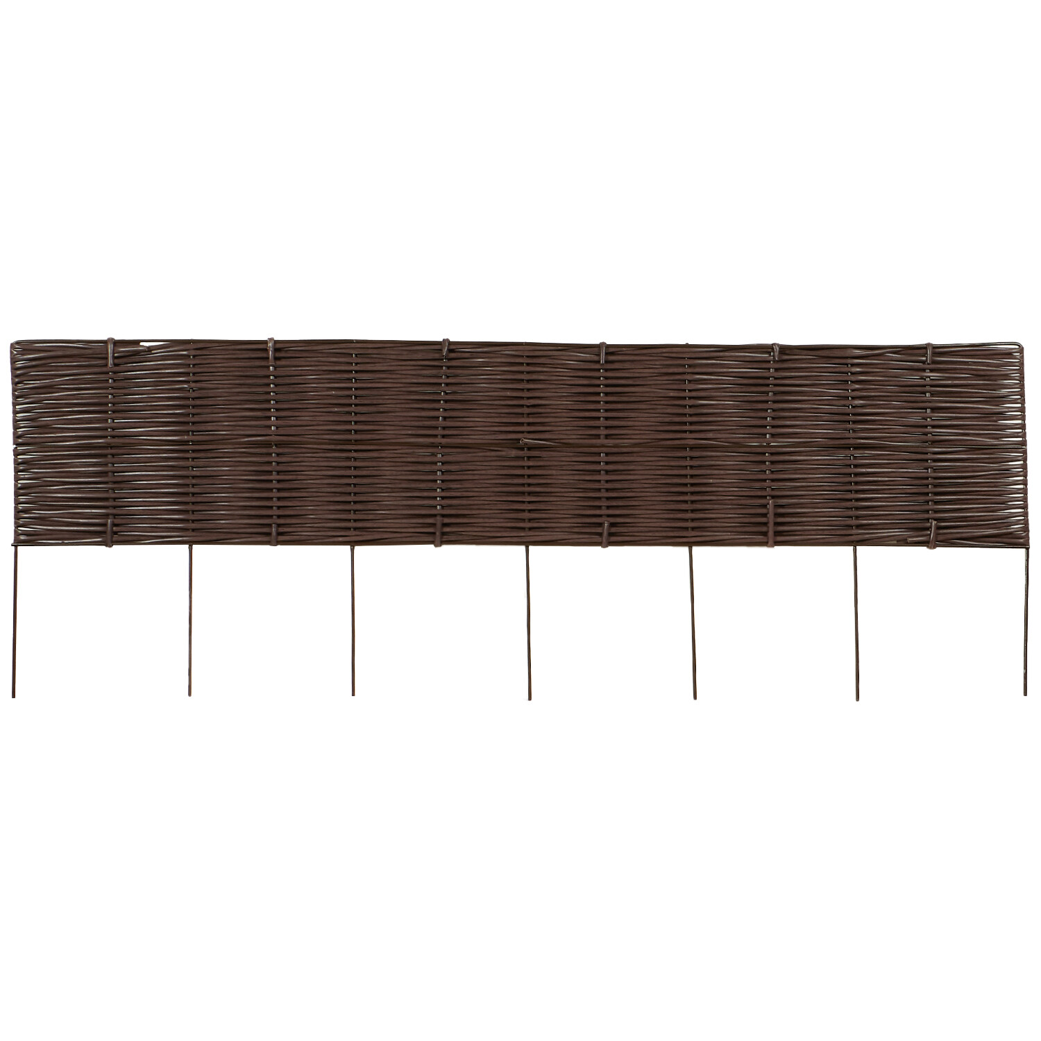Faux Rattan Edging - Brown Image 5