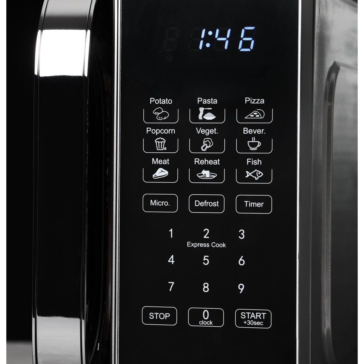 Silver Digital 20L Microwave - Silver Image 5