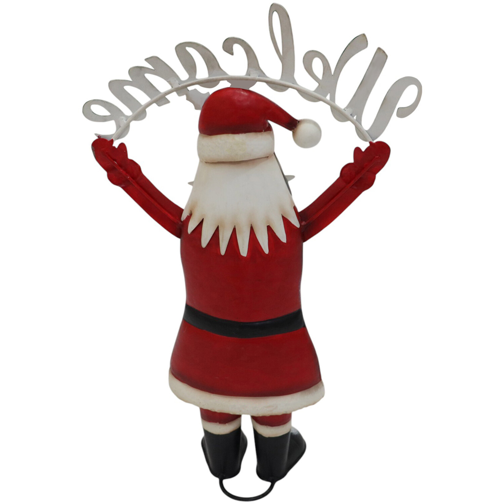 Welcome Santa Decoration - Red Image 4