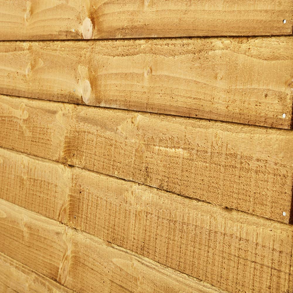 Power Sheds 20 x 8ft Double Door Overlap Pent Wooden Shed Image 3