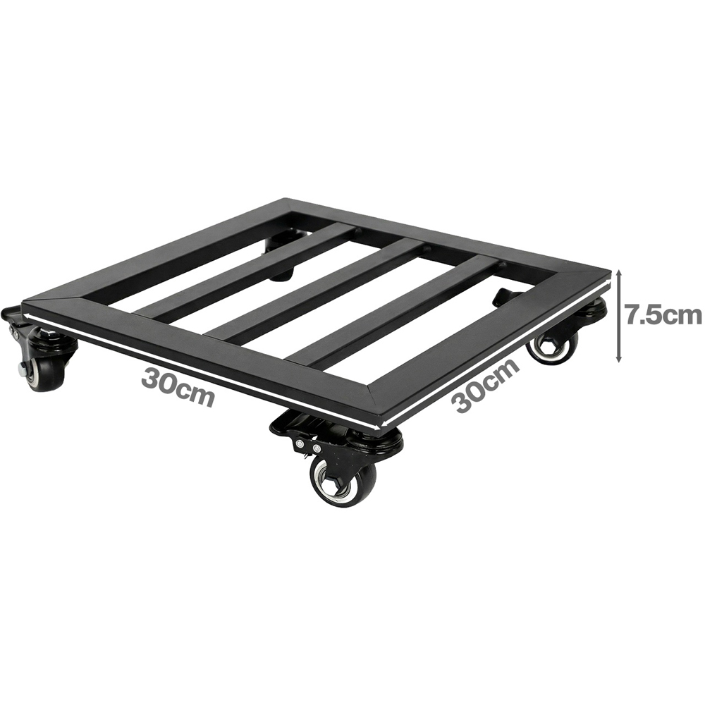 Toque 30 x 30cm Heavy Duty Plant Caddy with Wheels Set of 2 Image 9