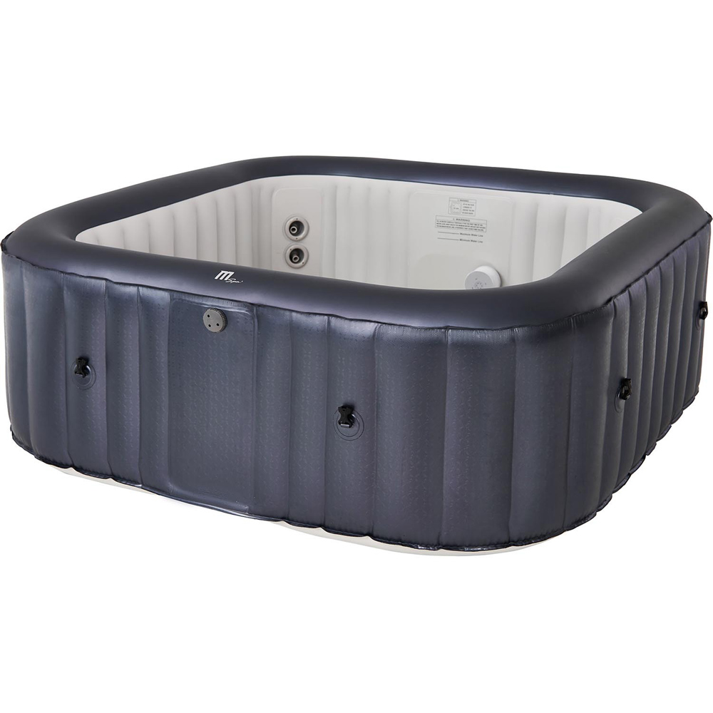 Mspa Otium 6 Person Grey Hydrojet Inflatable Hot Tub Spa Image 3