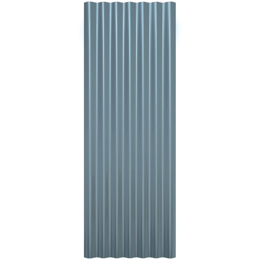Walplus Grey Galvanised Steel Roof Panels 100 x 36cm 12 Pack Image 4