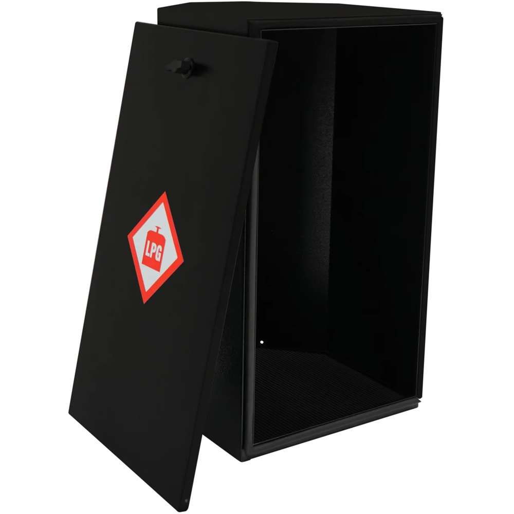 MonsterShop Black Gas Bottle Locker 58 x 33cm Image 4