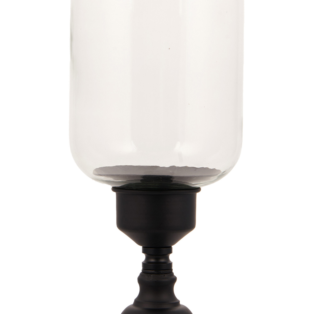 Black Table Top Candle Holder Image 3