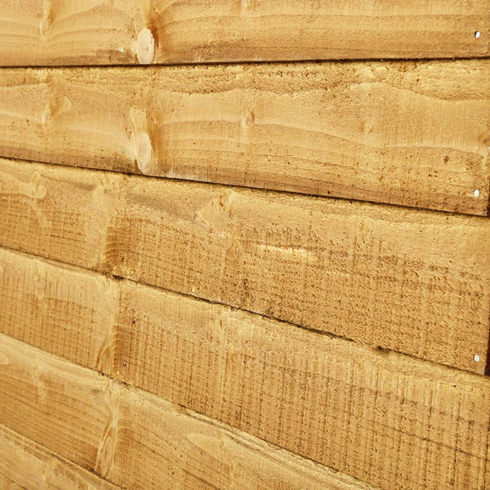Power Sheds 12 x 8ft Double Door Overlap Pent Wooden Shed Image 3