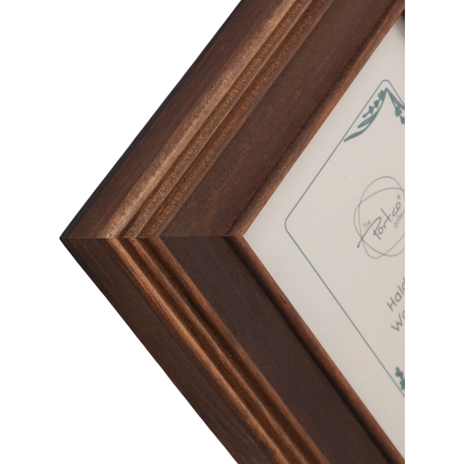 Haldon Wooden Frame Brown 6 x 4in Image 5