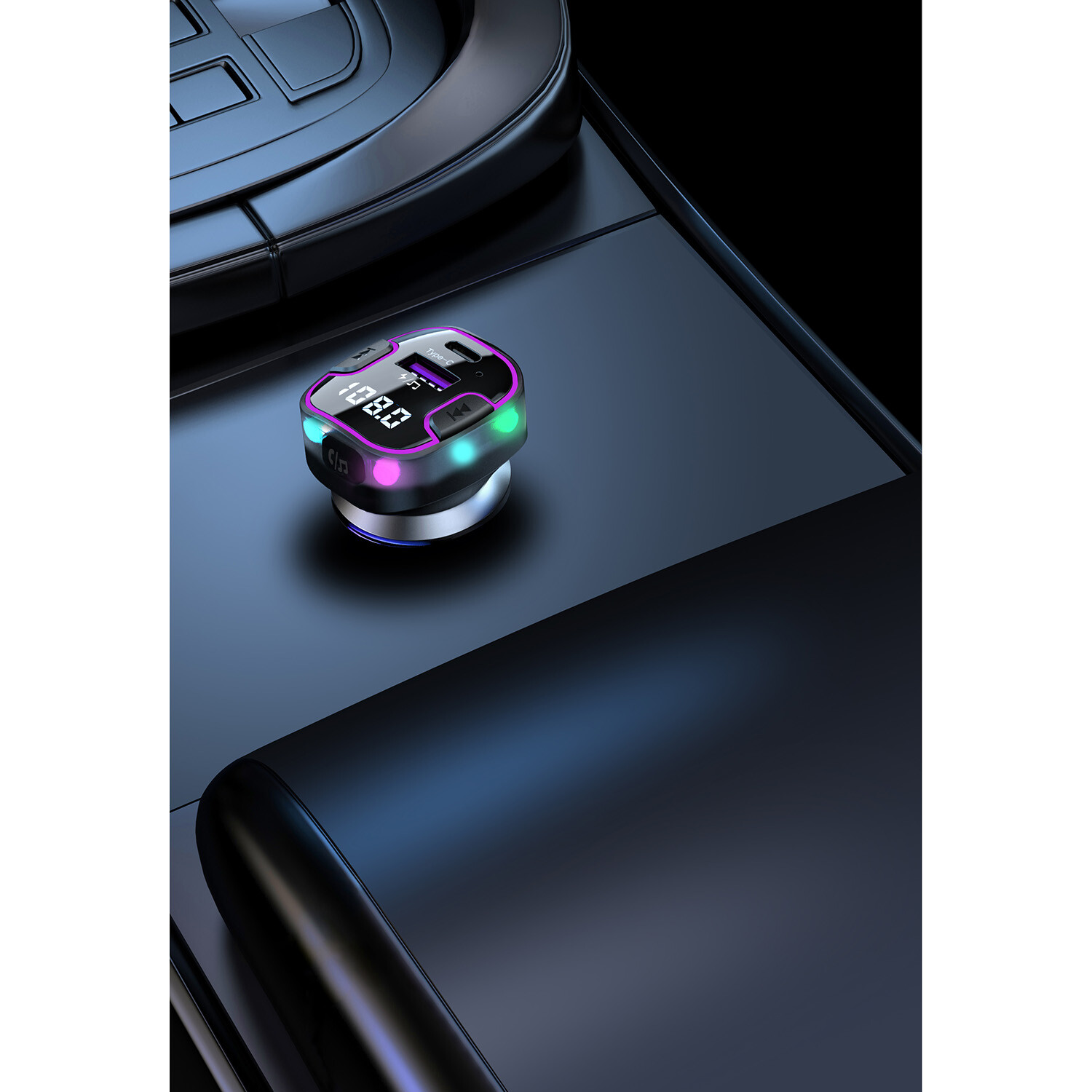 Carkit Car FM Transmitter - Black Image 5