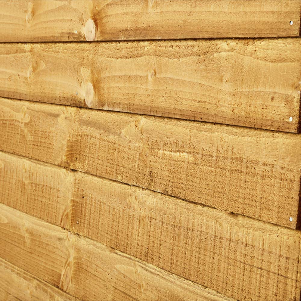 Power Sheds 20 x 8ft Double Door Overlap Pent Wooden Shed Image 3