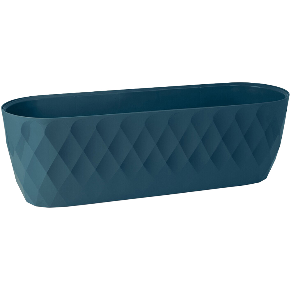 Decorative Diamond Trough Navy 47cm Image 2