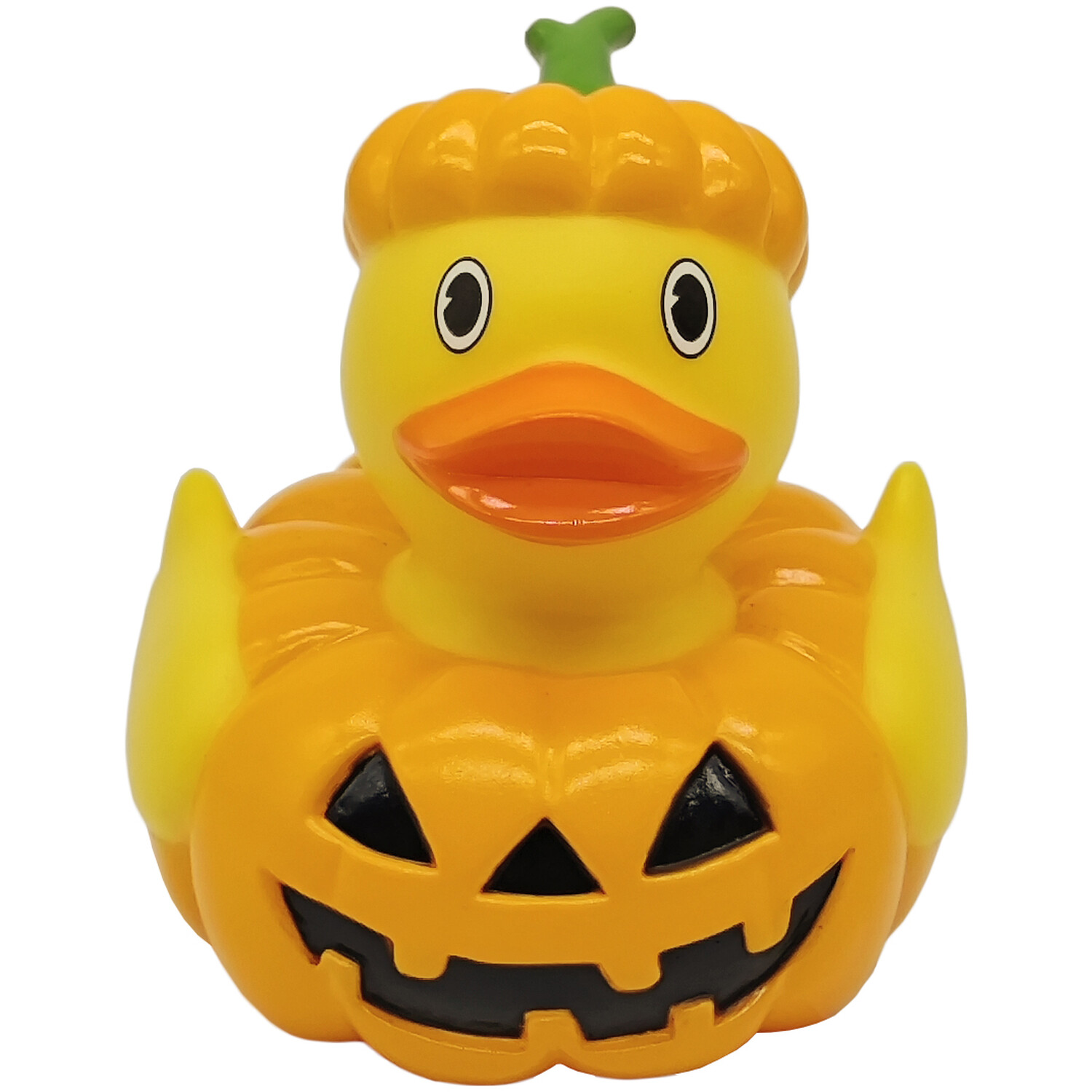 Pumpkin Rubber Duck Yellow Image 2