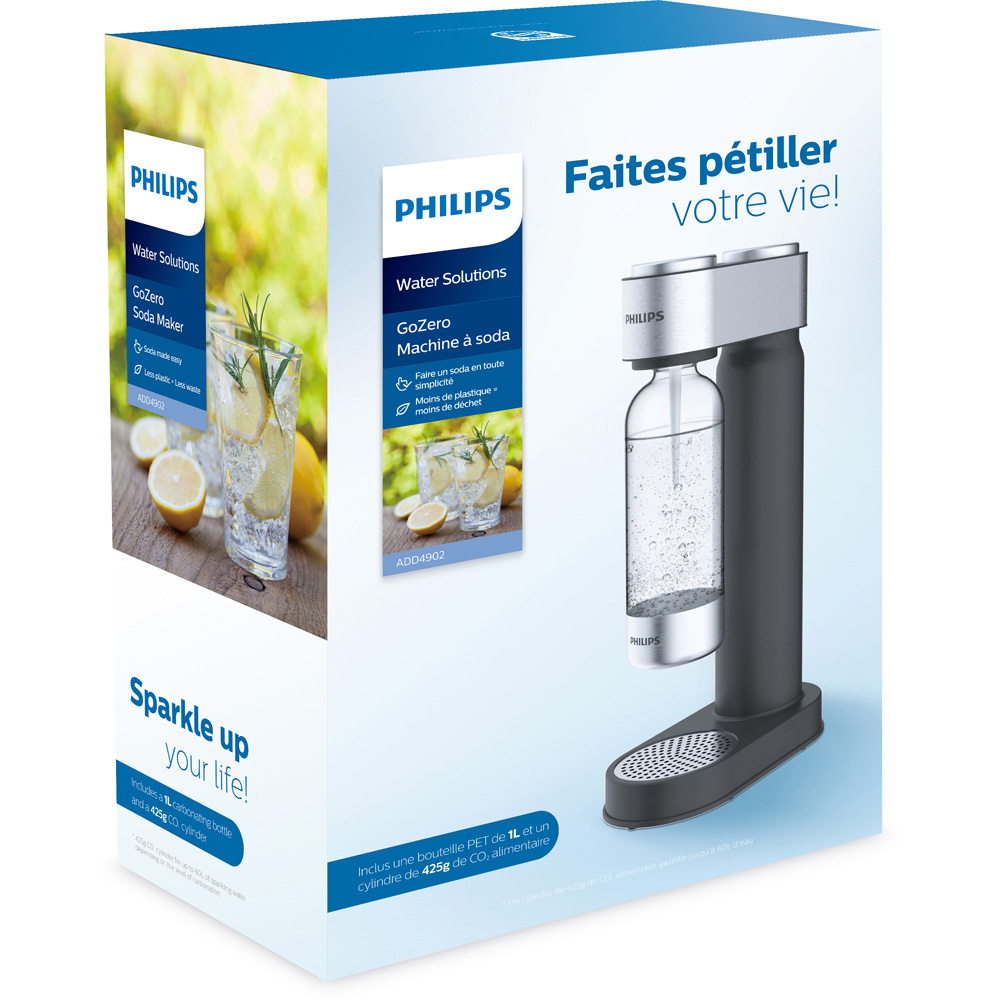 Philips GoZero Stainless Steel Soda Maker Image 9