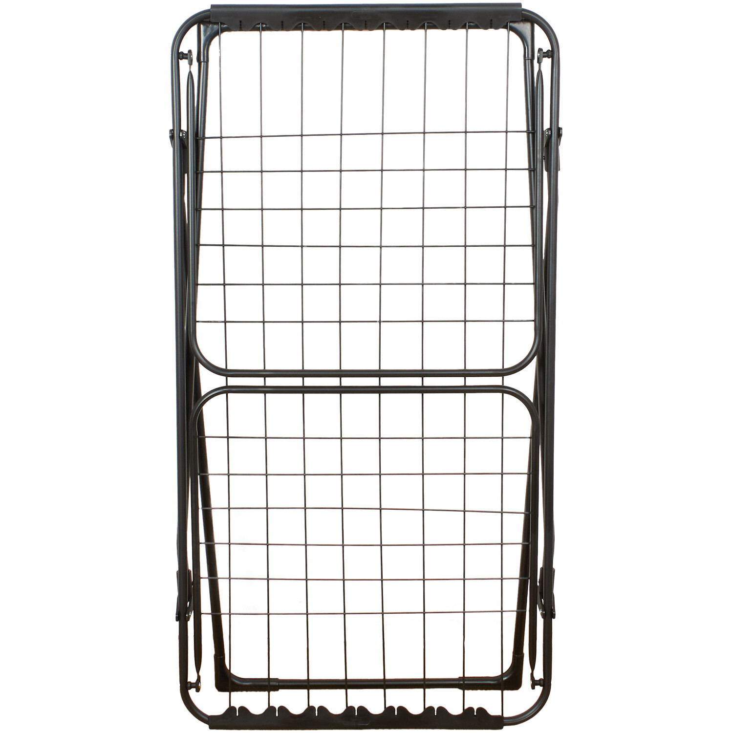 Clothes Airer with Sock Clip 18m - Black Image 2