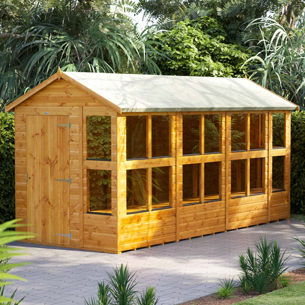 Power Sheds 14 x 6ft Apex Potting Shed Image 2