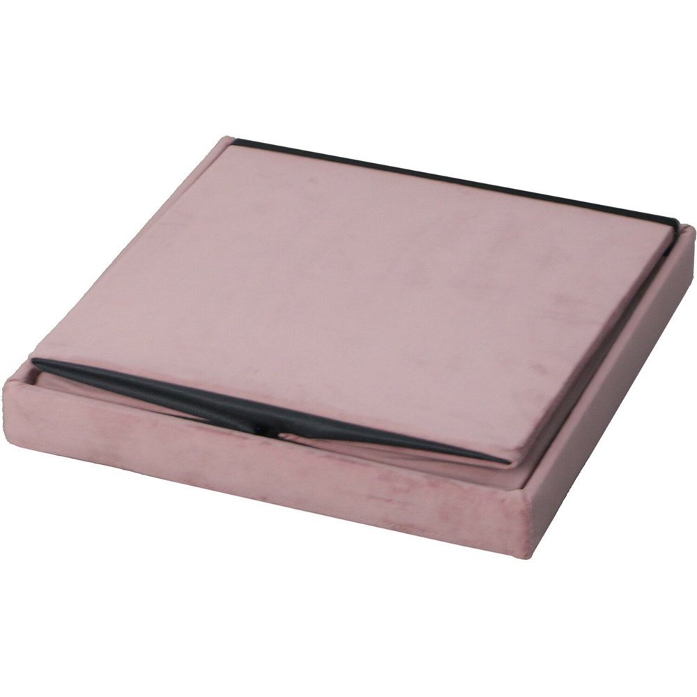 Seville Velvet Storage Box - Pink Image 5
