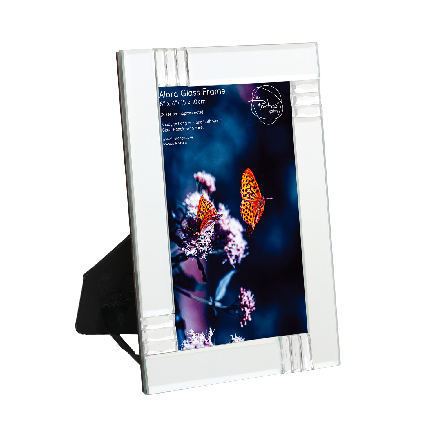 Alora Glass Frame - Silver / 6 x 4 inch Image 5