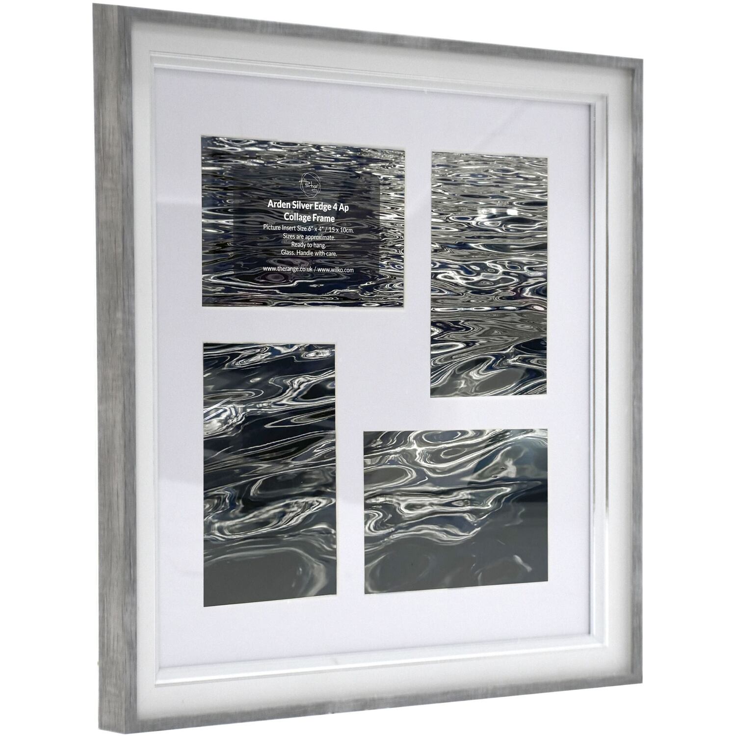 Bronwyn Silver Edge Collage Frame - Silver / 38cm Image 3