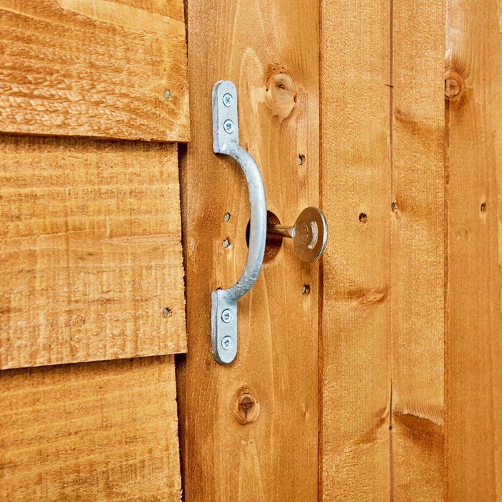 Power 8 x 6ft Overlap Pent Garden Shed Image 7