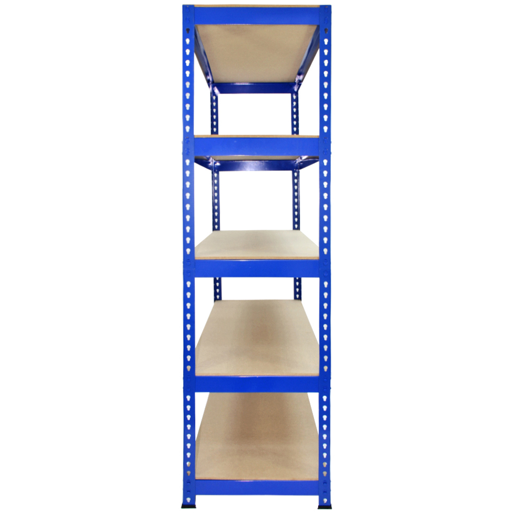 Monster Shop Q-Rax Blue Metal Shelving Unit 120 x 180 x 50cm Image 3