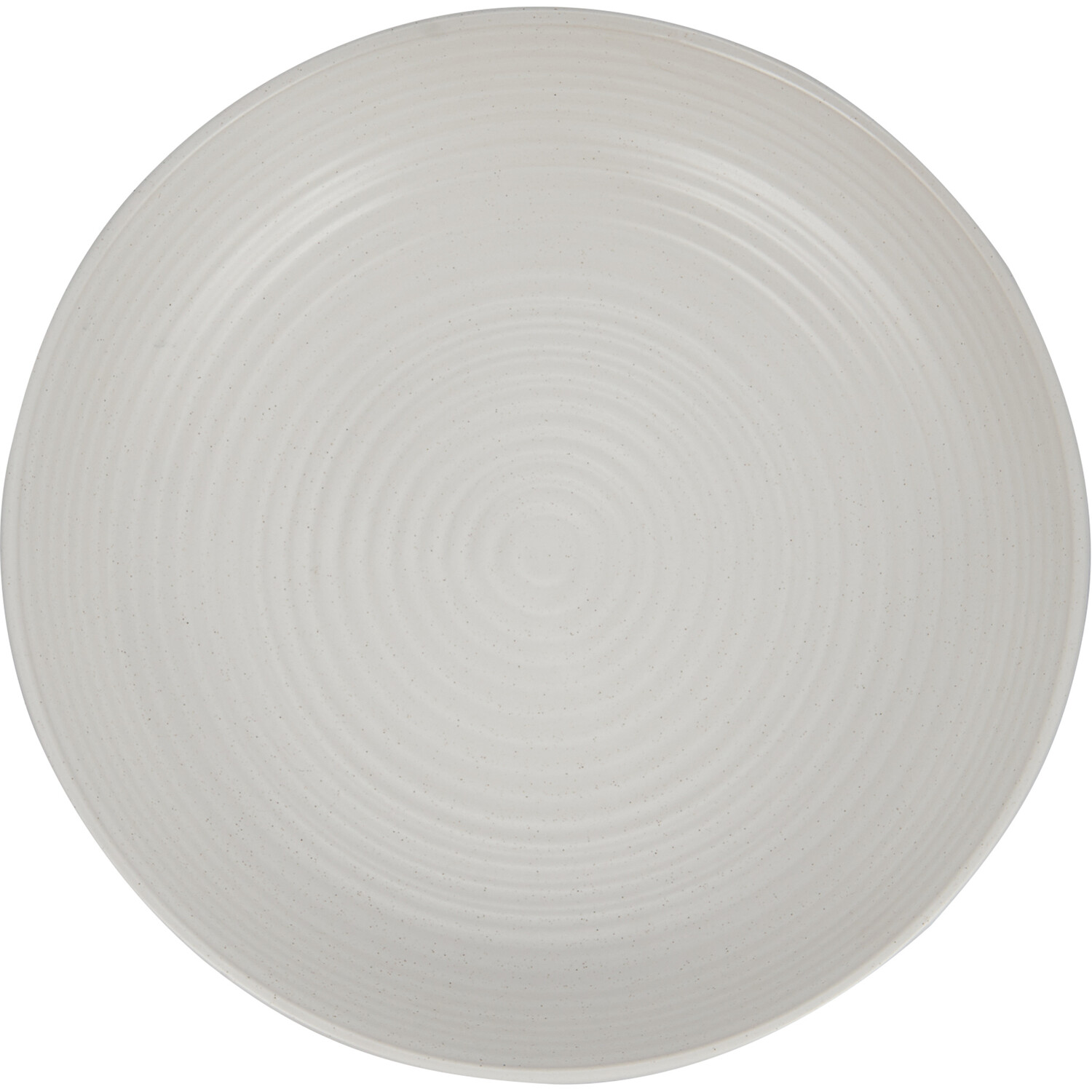 Genoa Ribbed Serving Bowl - Cream / 27.8cm Image 3