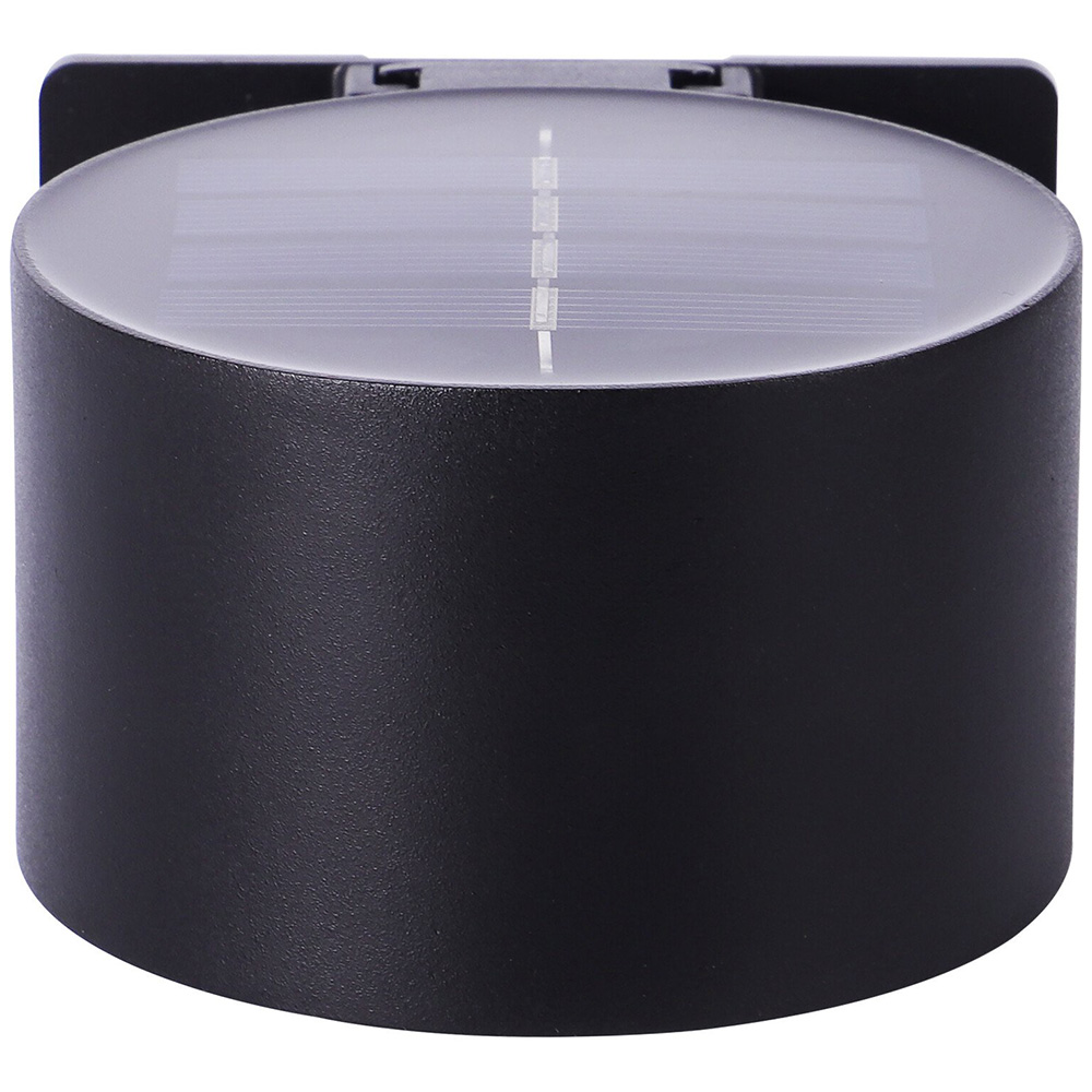 Pack of 4 Octava Solar Wall Lights - Black Image 3