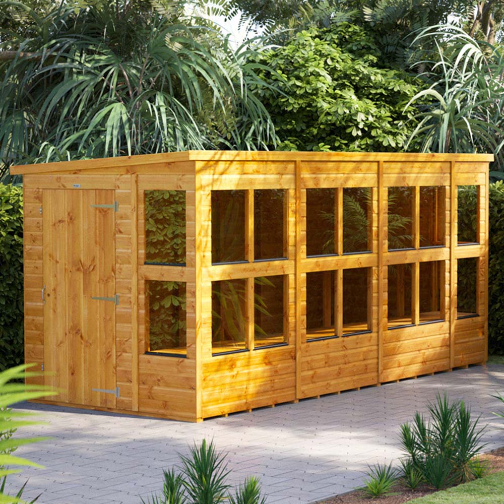 Power Sheds 14 x 6ft Pent Potting Shed Image 2