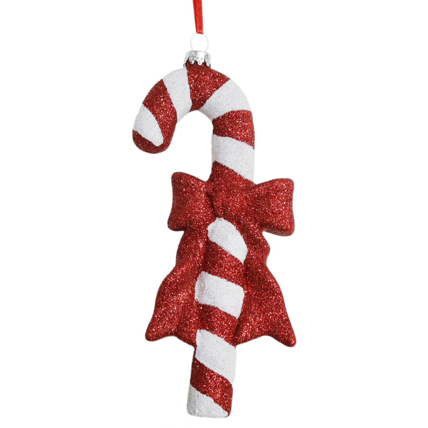 Candy Cane Lane Christmas Glitter Candy Decoration Image