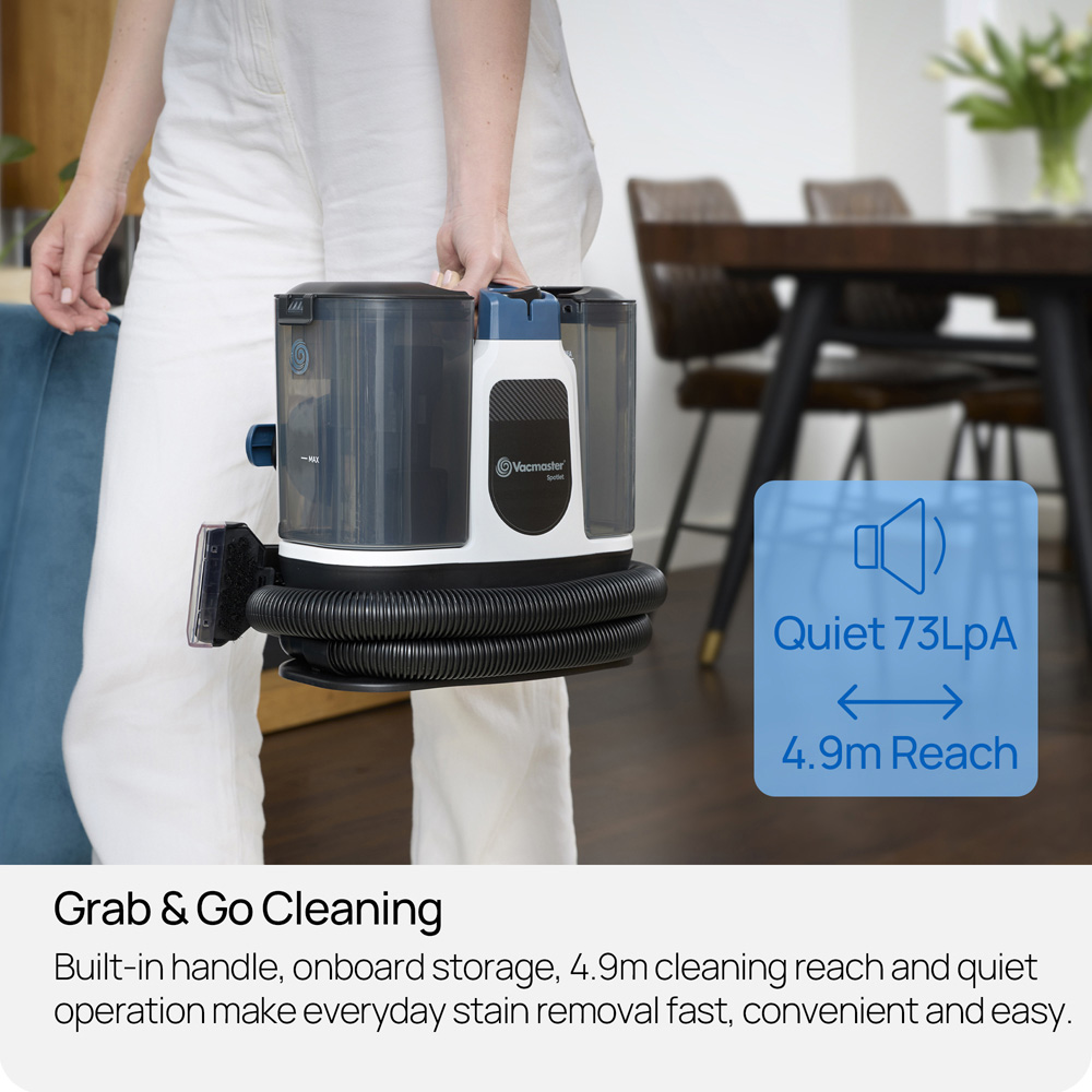 Vacmaster Spotlet SCM0501-01 Carpet Spot Cleaner with Accessories and Carpet Solution 500W Image 8