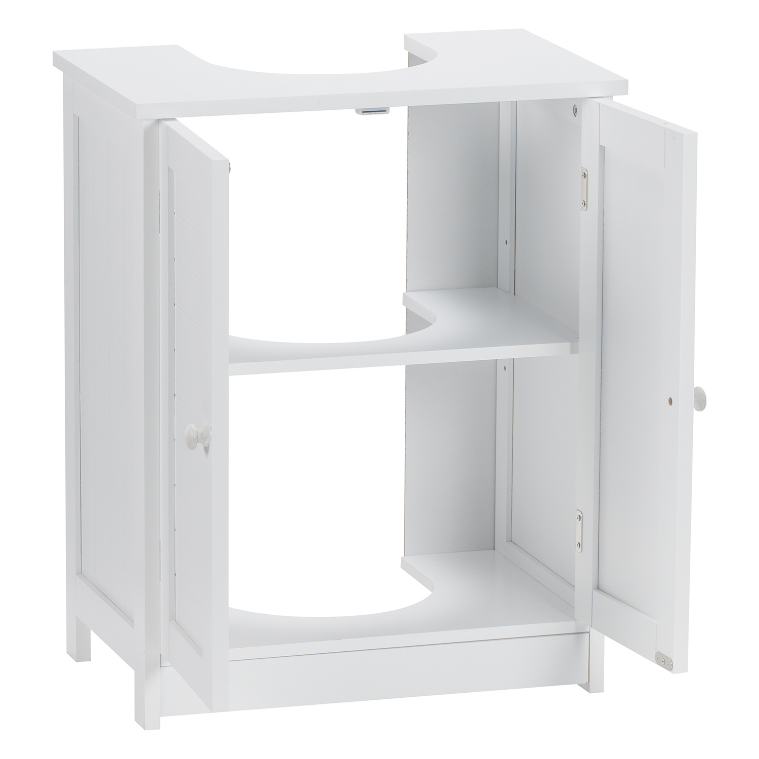 Kingston 2 Door White Sink Console Image 3