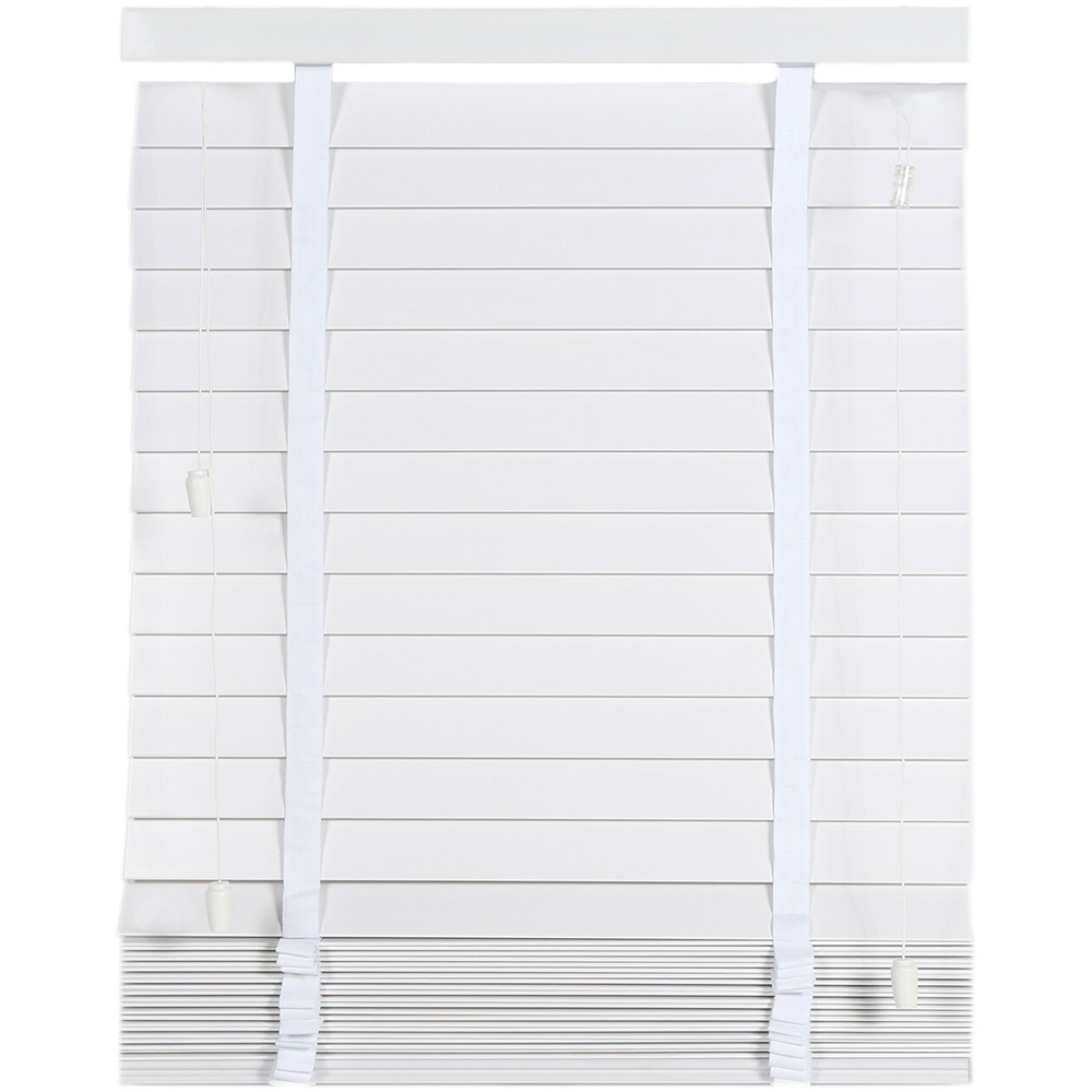 Ashwood Venetian Blinds Cotton White 60cm Image 2