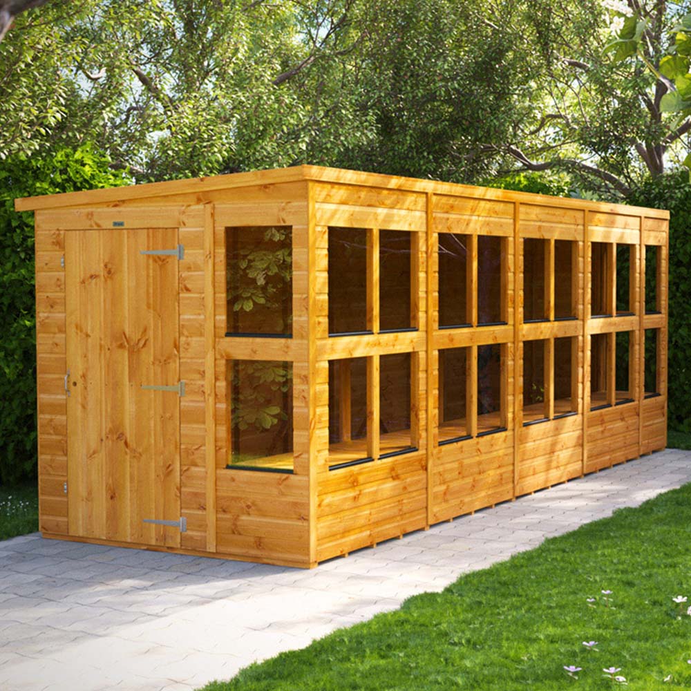Power Sheds 18 x 6ft Pent Potting Shed Image 2